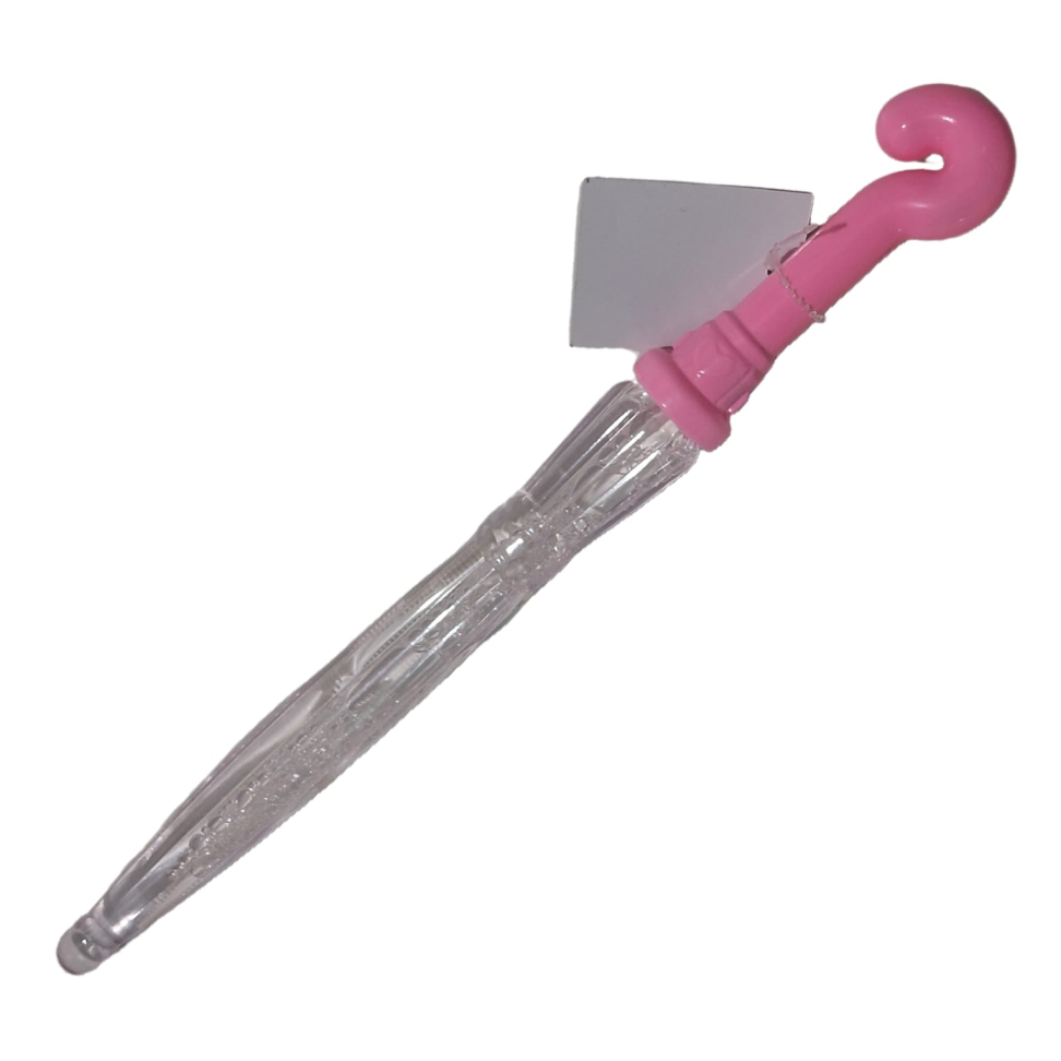 Bastão Bolha De Sabão Guarda Chuva Azul 38cm