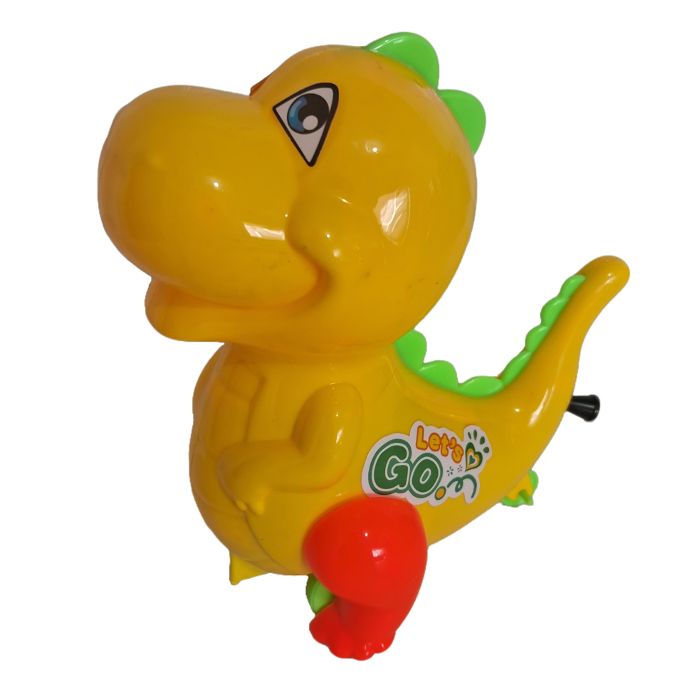 Dinossauro Plástico à Corda com Sino Color - #4