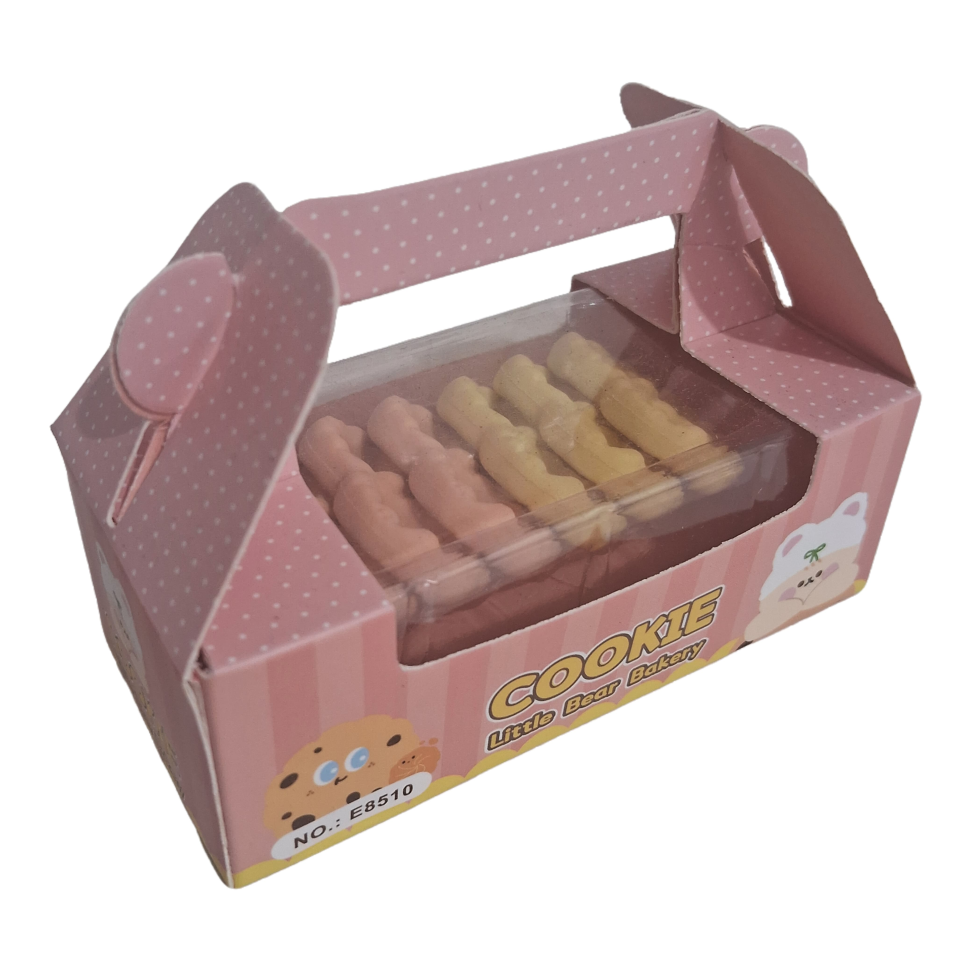 Borracha Apagador De Cookie LITTLE BEAR BAKERY V2 ER-1327 1 Conjunto De 6pcs - #1