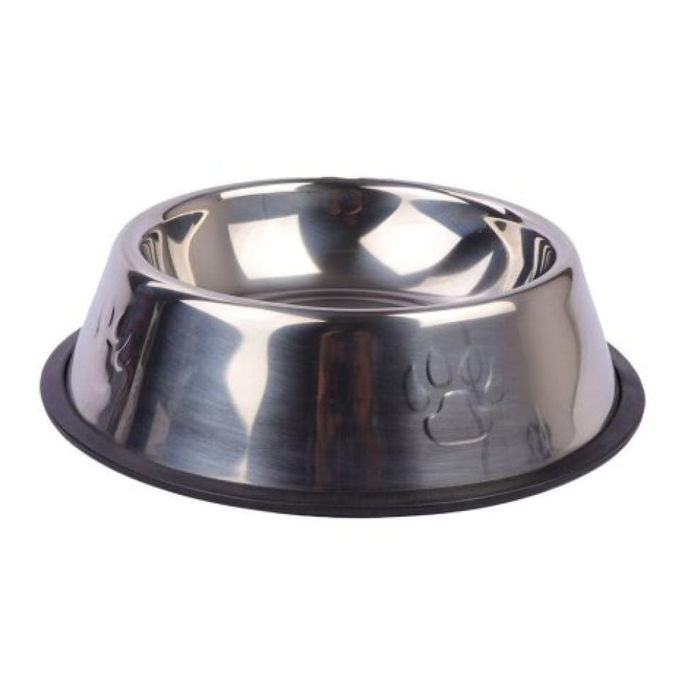 Comedouro de Inox Antiderrapante M 21,5cm