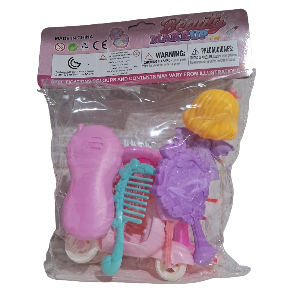 Mini Boneca Motinha Com Vários Acessórios Plástico Sortidos