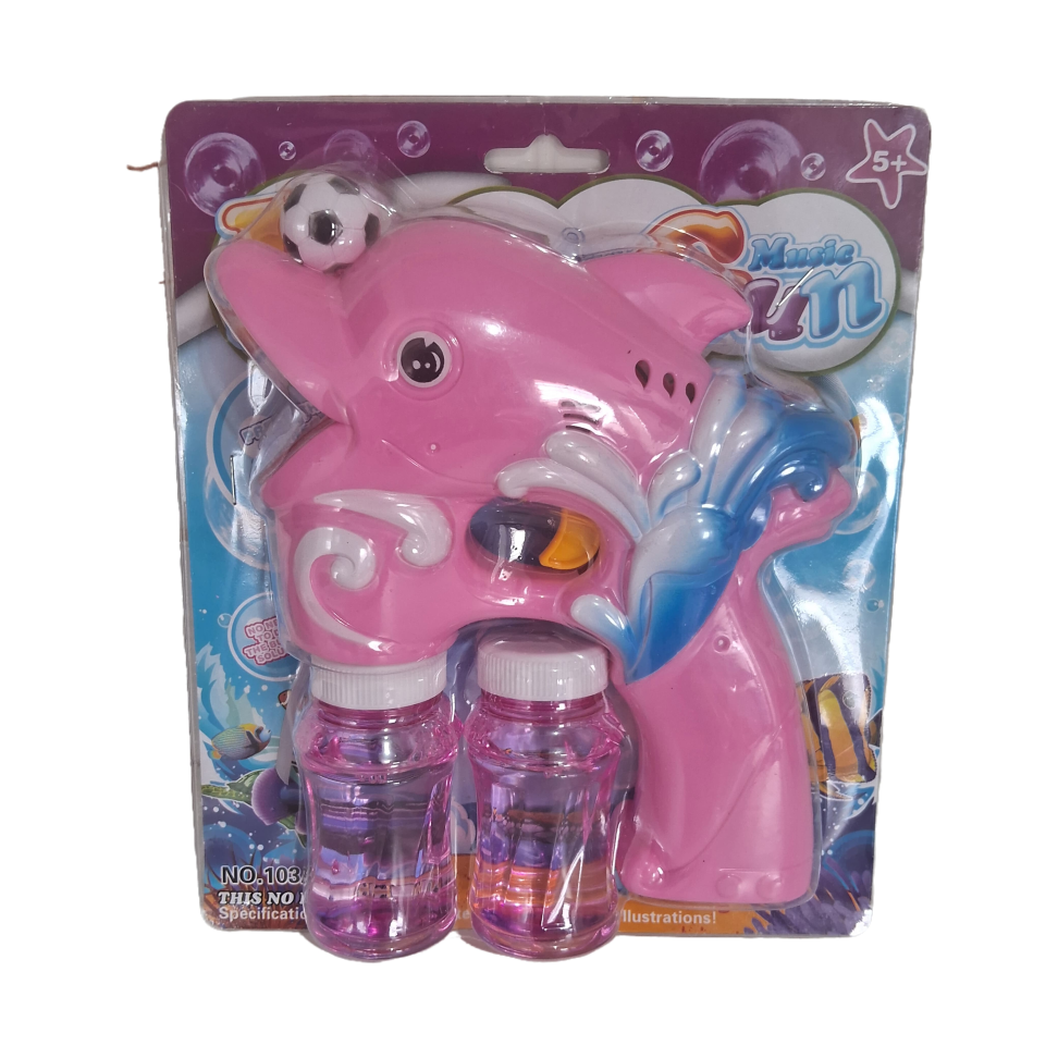 Lança Bolhas De Sabão Golfinho Com Led - #1