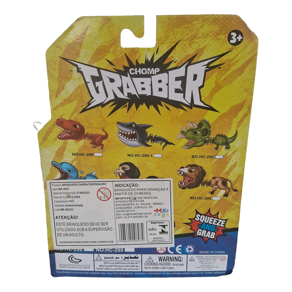 Pistola Estica Pescoço Dinossauro Dino Grabber Pegador - #1