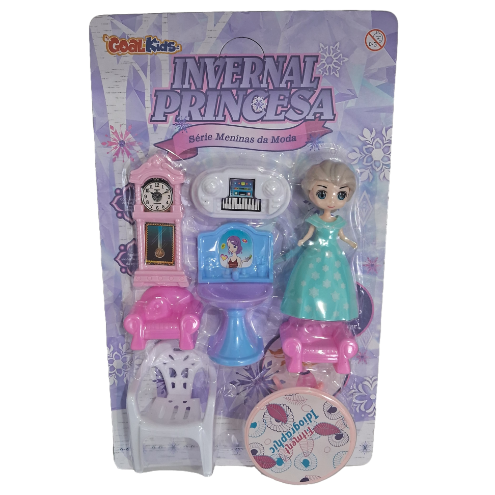 Móveis Para Casinha de Boneca Sortidas 8 Peças