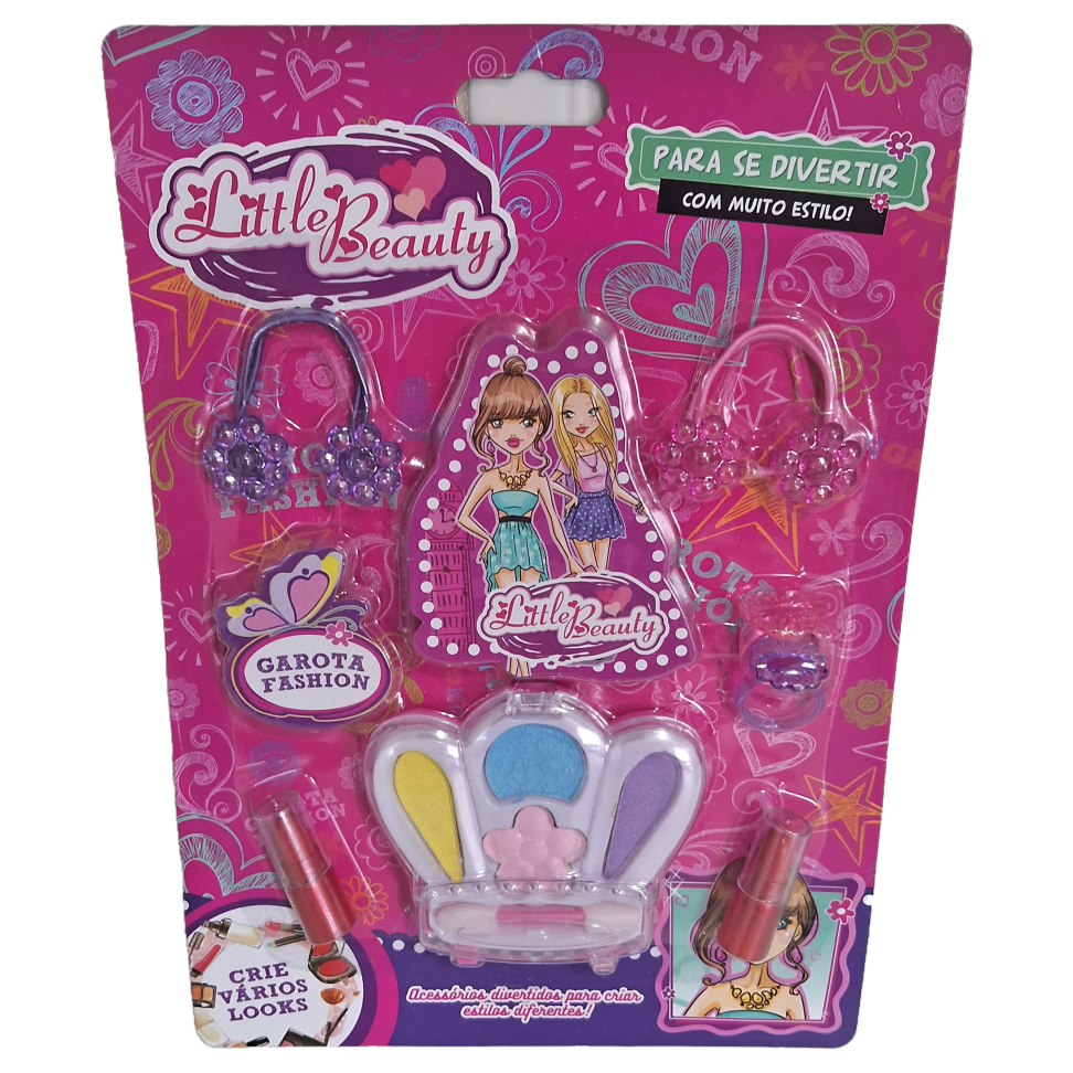 Maquiagem Para Boneca Acessórios Estojo Coroa ou Diamante