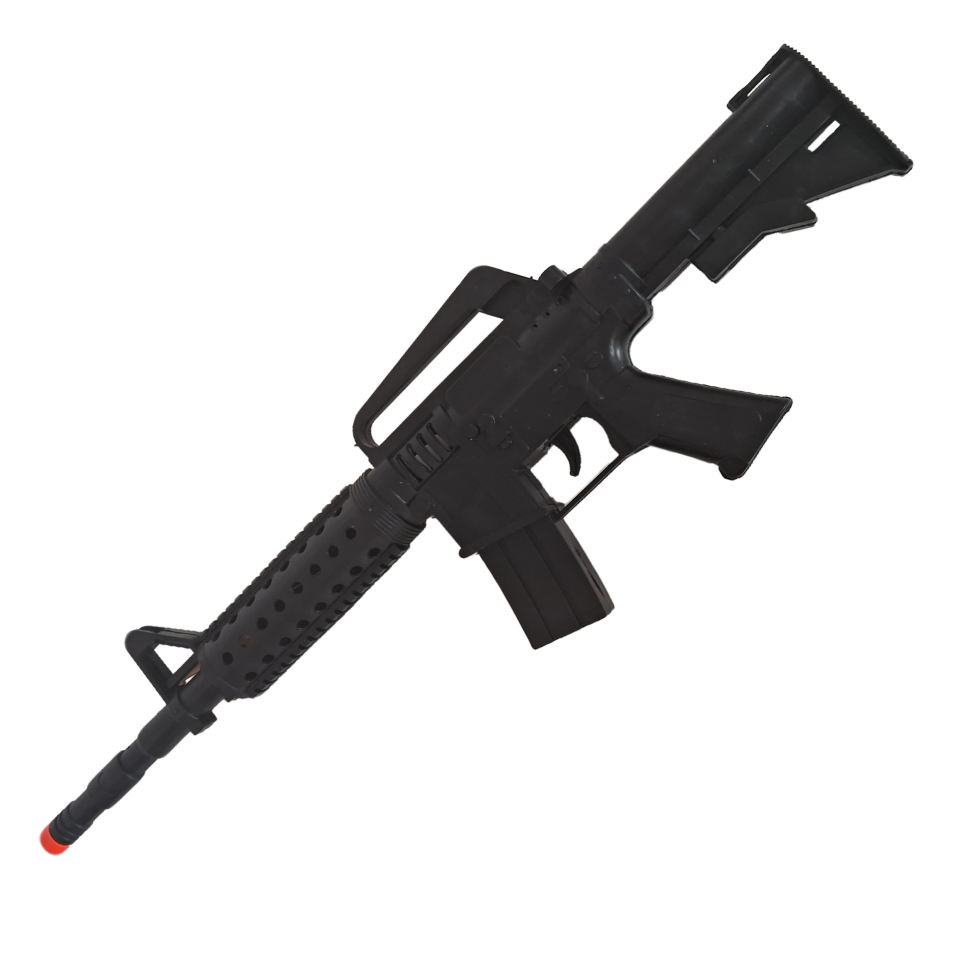 Rifle de Plástico Lança Dardos 49cm 7 Peças