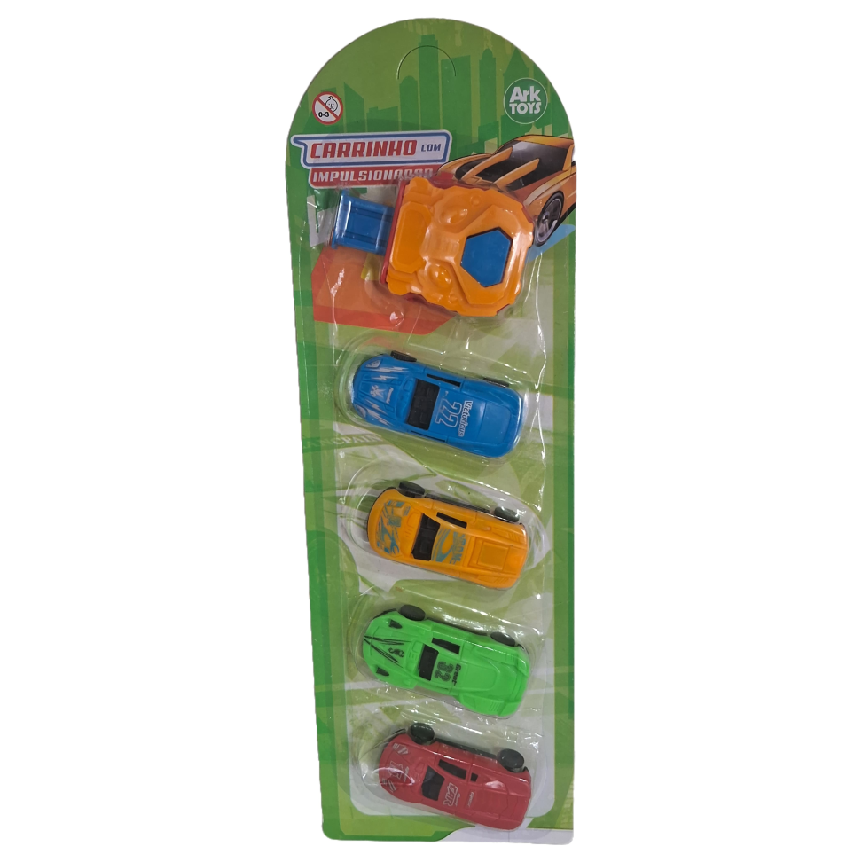 Carrinho com Lançador 5 Peças Color - #4