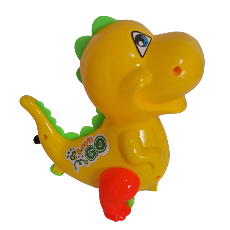 Dinossauro Plástico à Corda com Sino Color - #5
