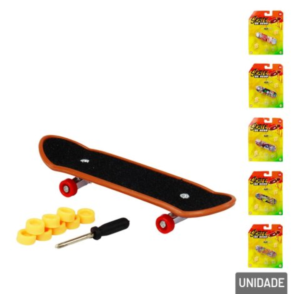 Skate de Dedo com Acessórios Sortidos