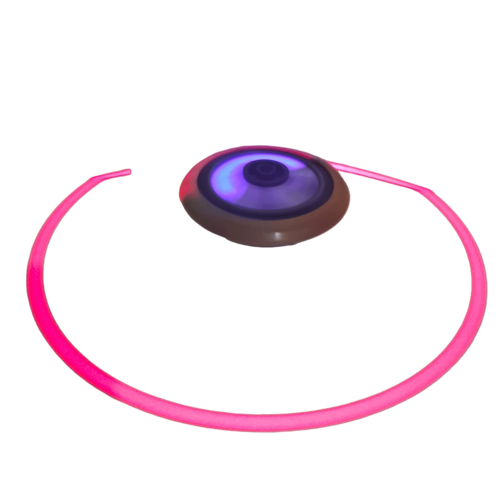 Pião Lançador Automático Musical Com Luz De Led Brinquedo