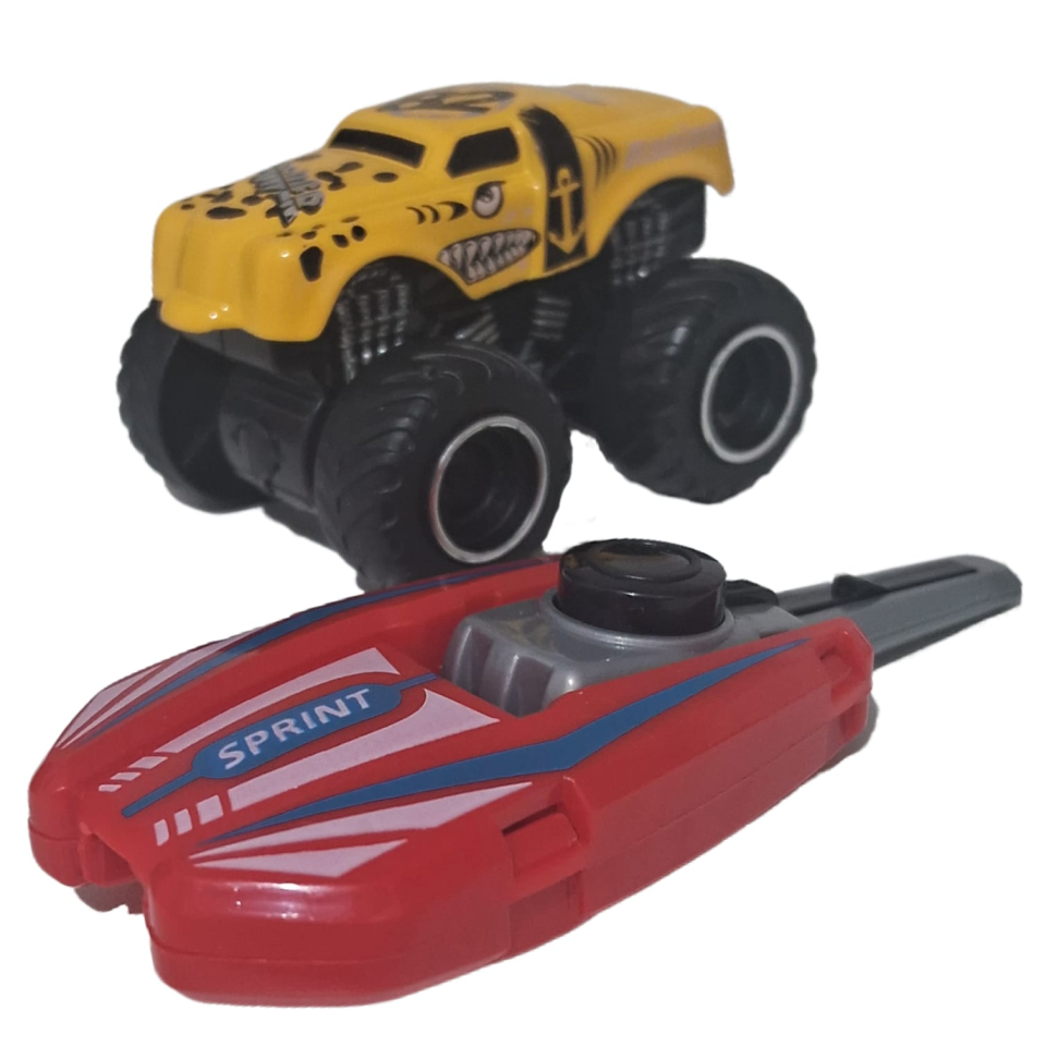 kit 8 Peças,  4 Carrinhos Monster Truck Com  4 lançador - #3