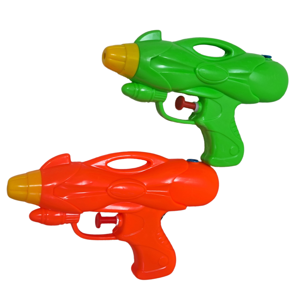 Pistola de Plástico Lança água 16cm Color - #3
