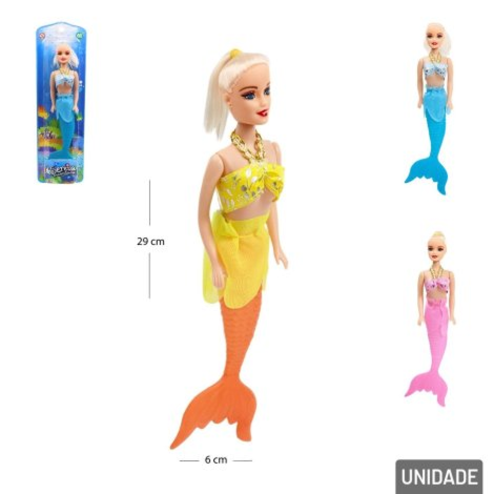Boneca Sereia Beauty Sortidos