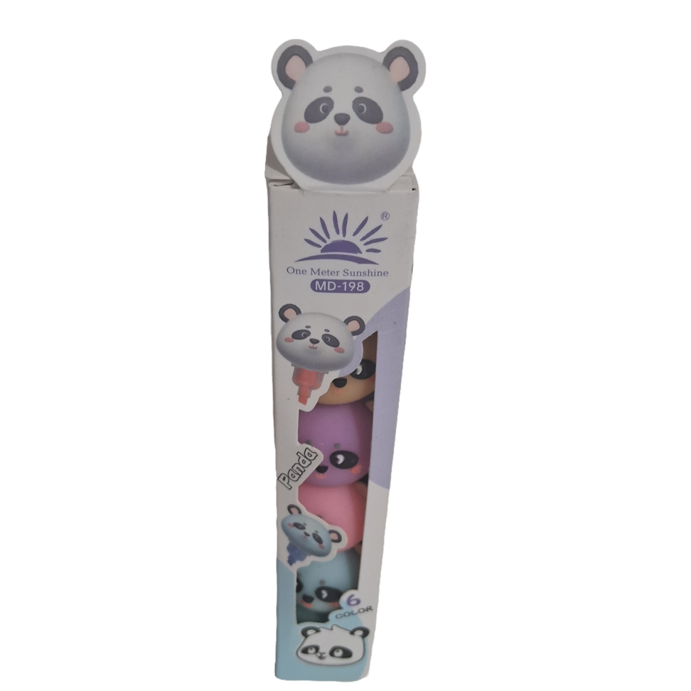 Caneta Marca Texto 6 unidades Panda e Dino - #3