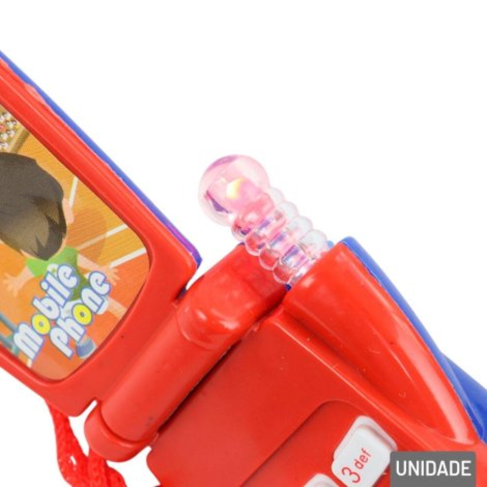 Celular Infantil com LUZ e SOM Legal Azul