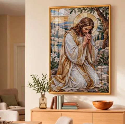 Quadro Jesus Orando