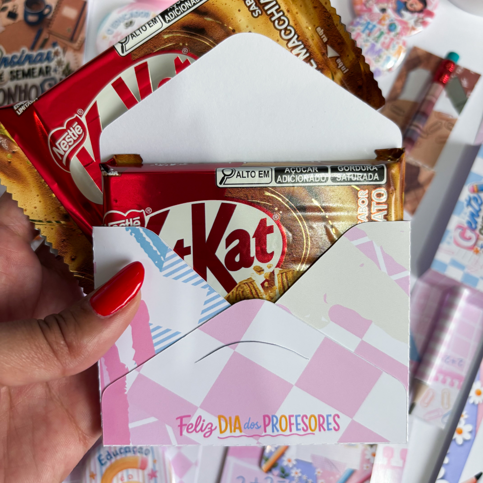 Caixinha com kitkat