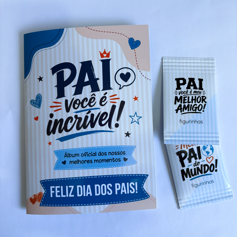 Álbum de figurinha DIA DOS PAIS