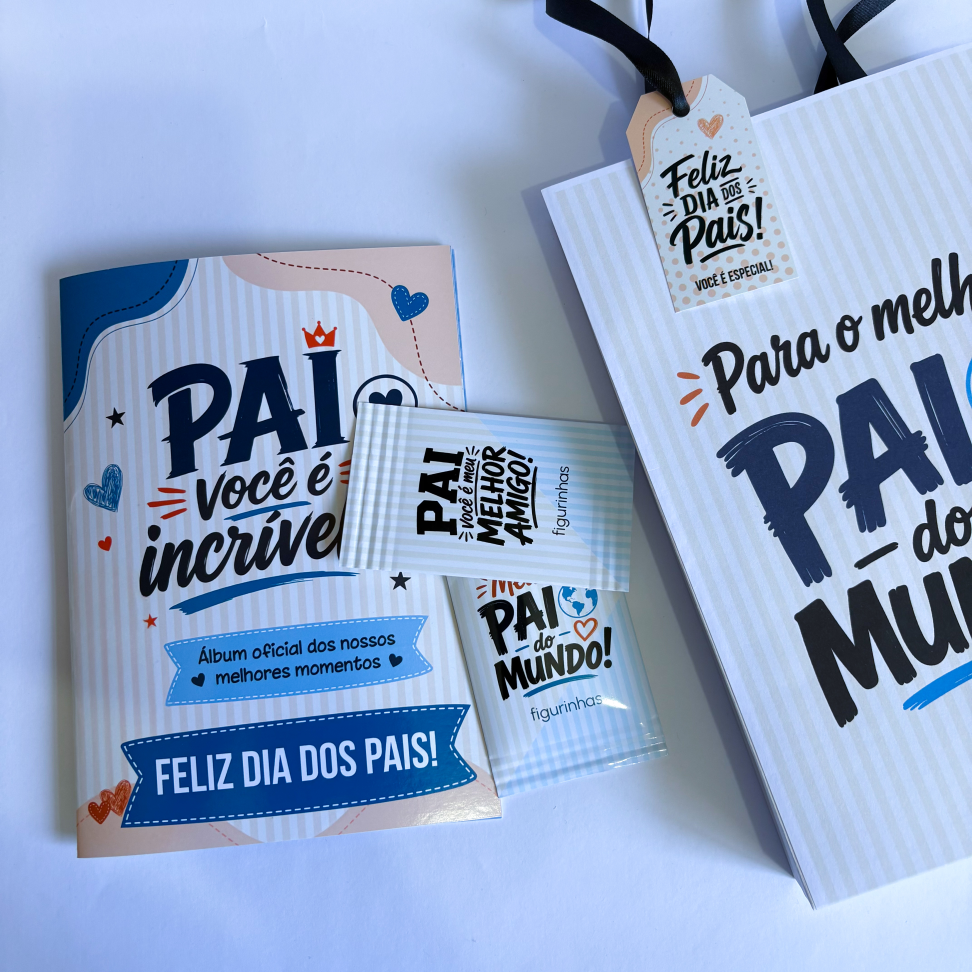 Álbum de figurinha DIA DOS PAIS