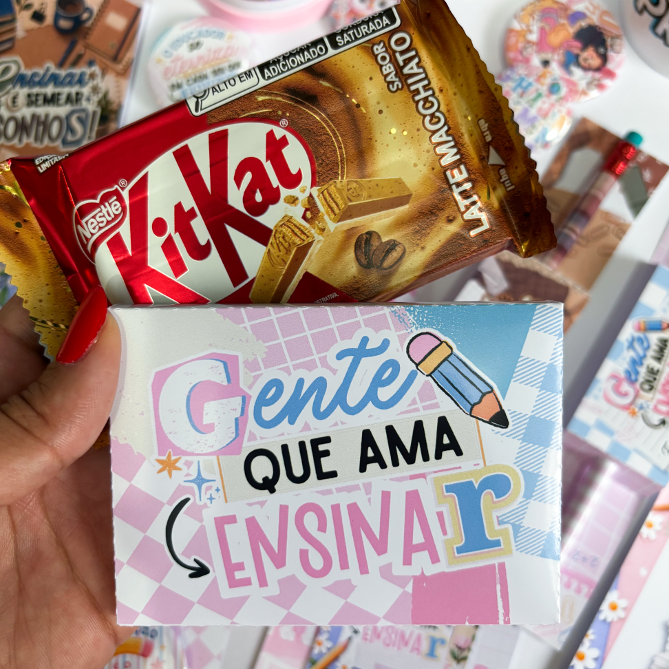 Caixinha com kitkat