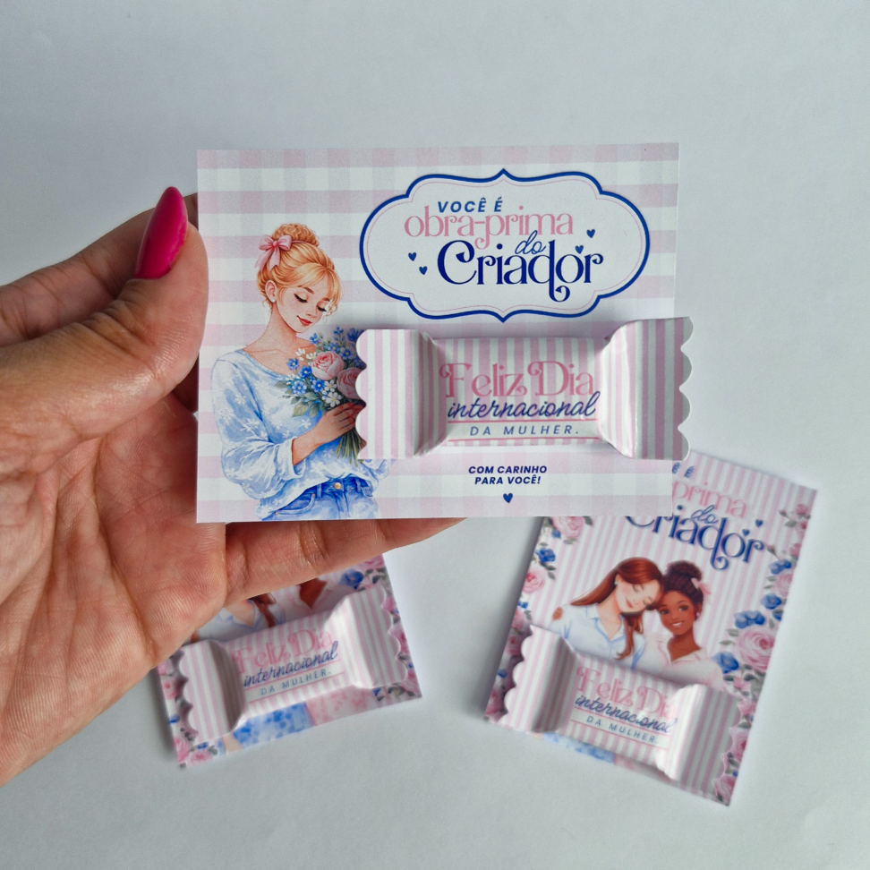Card + balinha - Dia das Mulheres - #3