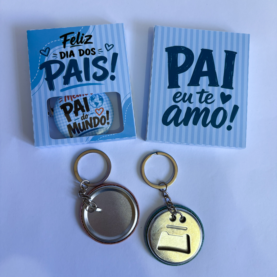 Caixinha com chaveiro DIA DOS PAIS