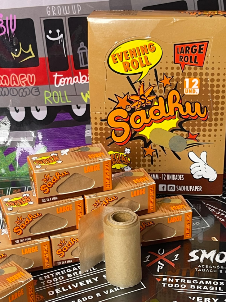 SEDA SADHU- EVENING ROLL LARGE BROWM ROLO 5 METROS - #3