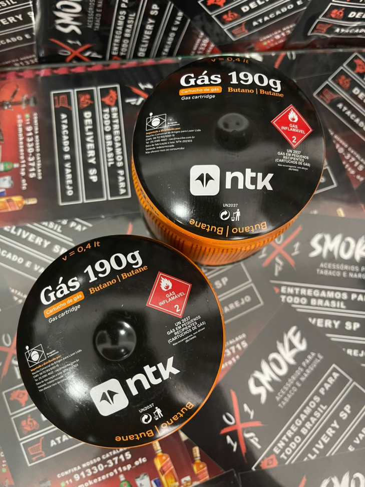 CARTUCHO DE GÁS PARA FOGAREIRO 190G - #1