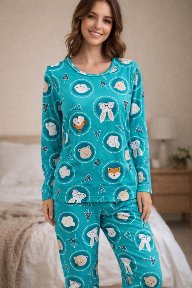 PIJAMA FEMININO SUEDE - #3