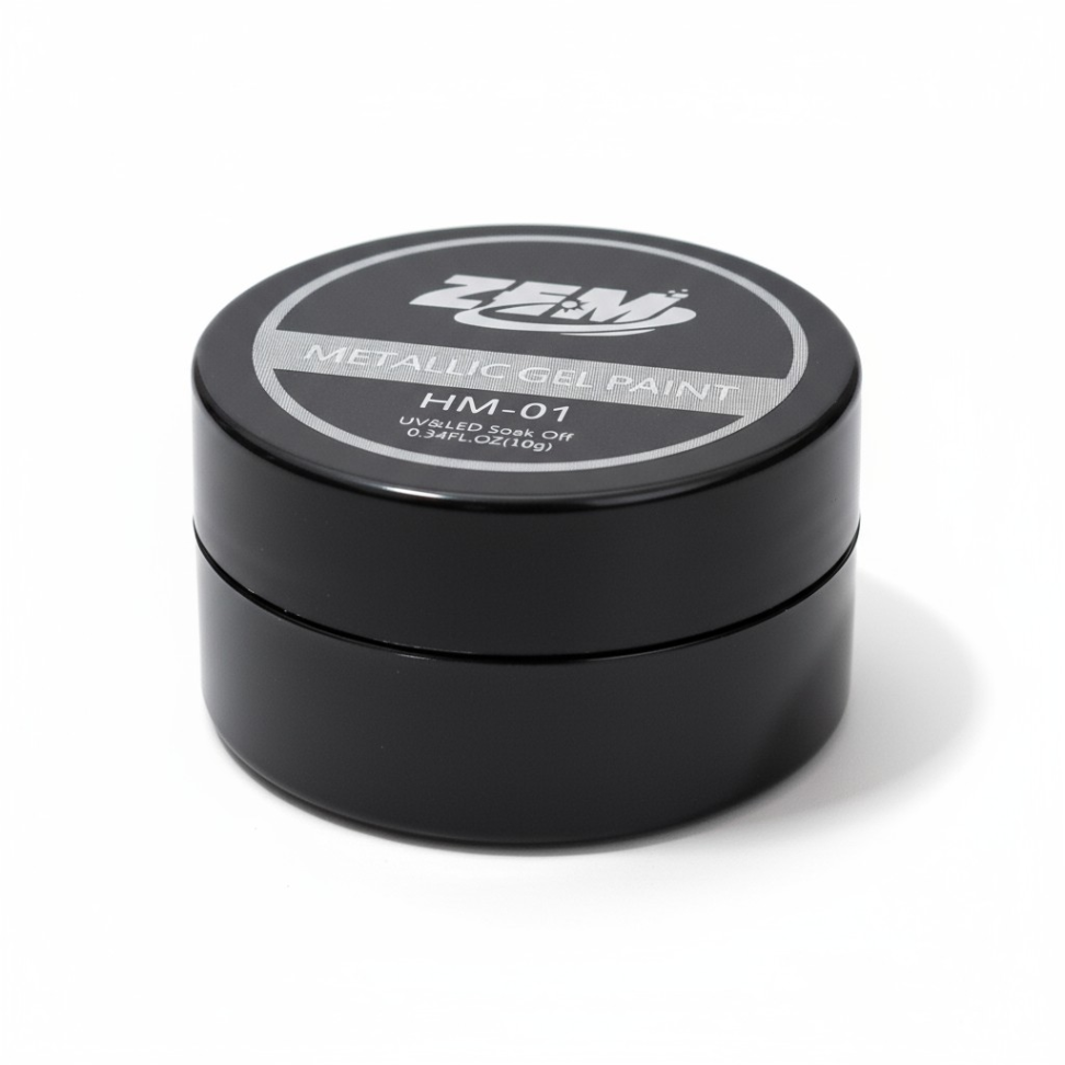 Tinta Metaliza Prata em Gel Zem - #2