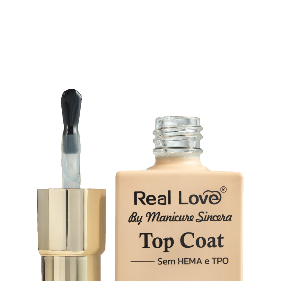 Top Coat Coleção by Manicure Sincera 10 ml - Real Love - #3