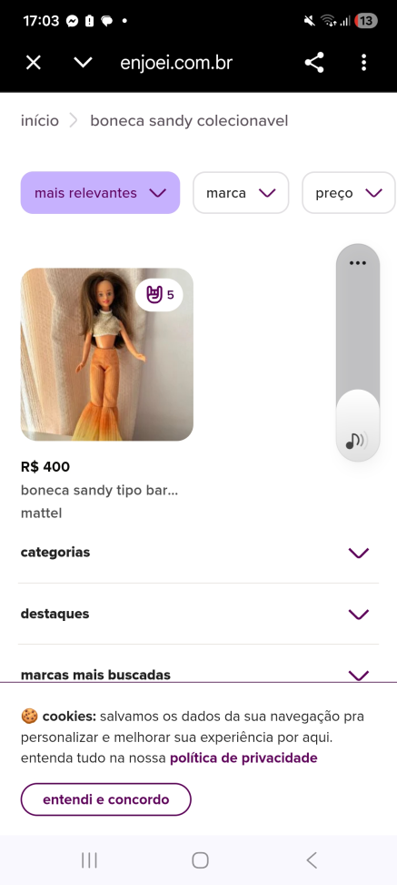 Boneca Sandy Anos 90' Estrela - #6