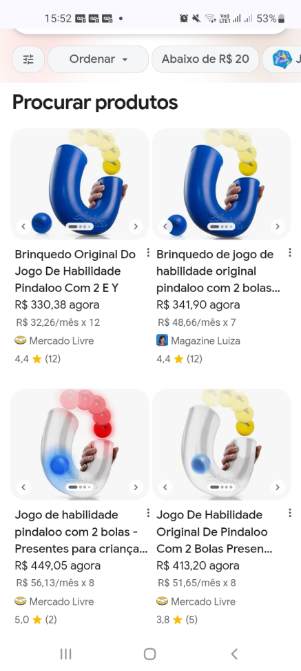 Pindaloo Jogo de habilidade DTC - #3