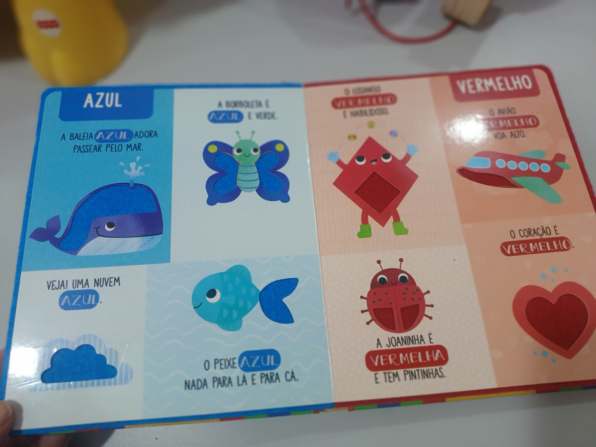 Livro cores e formas com textura - #3