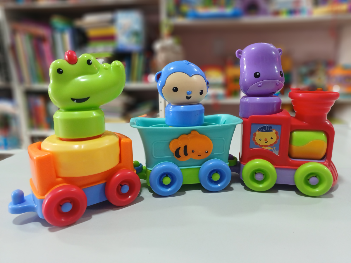 Trem dos animais Fisher-Price