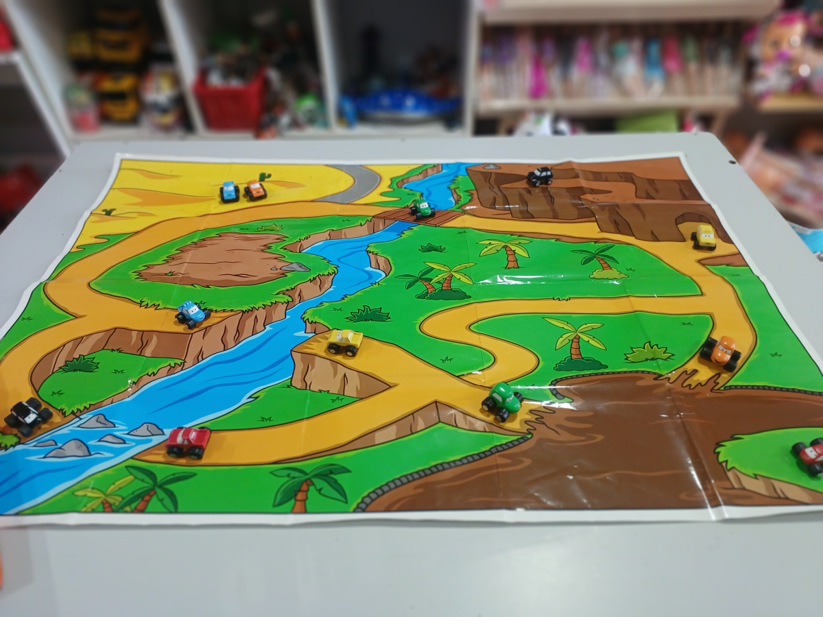 Livro com miniaturas e cenário Aventuras Off-Road - #3