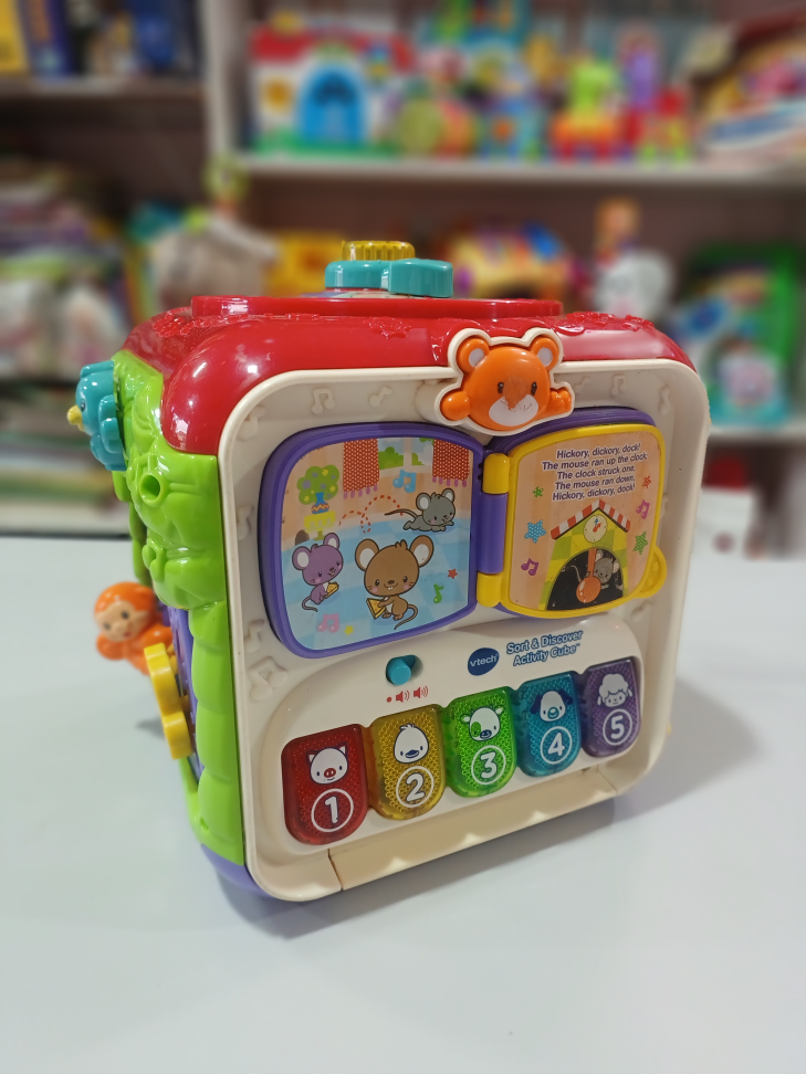 Cubo de atividades e descobertas Vtech