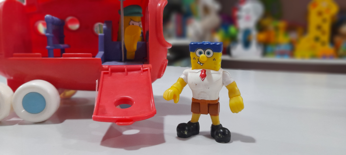 Ônibus Bob Esponja Imaginext