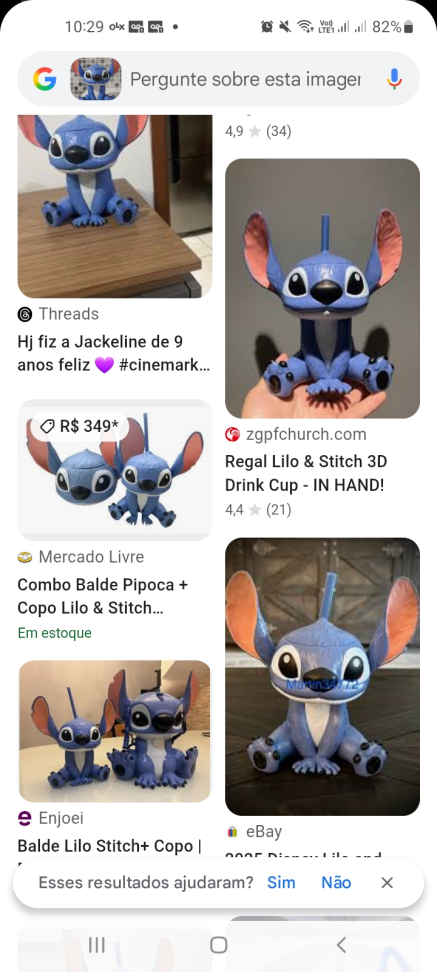 Copo Stitch Cinemark - #1
