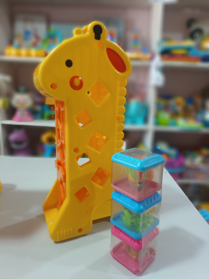 Girafa de blocos Fisher-Price