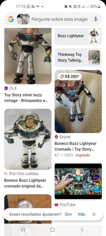 Buzz Lightyear cromado Toy Story - #3