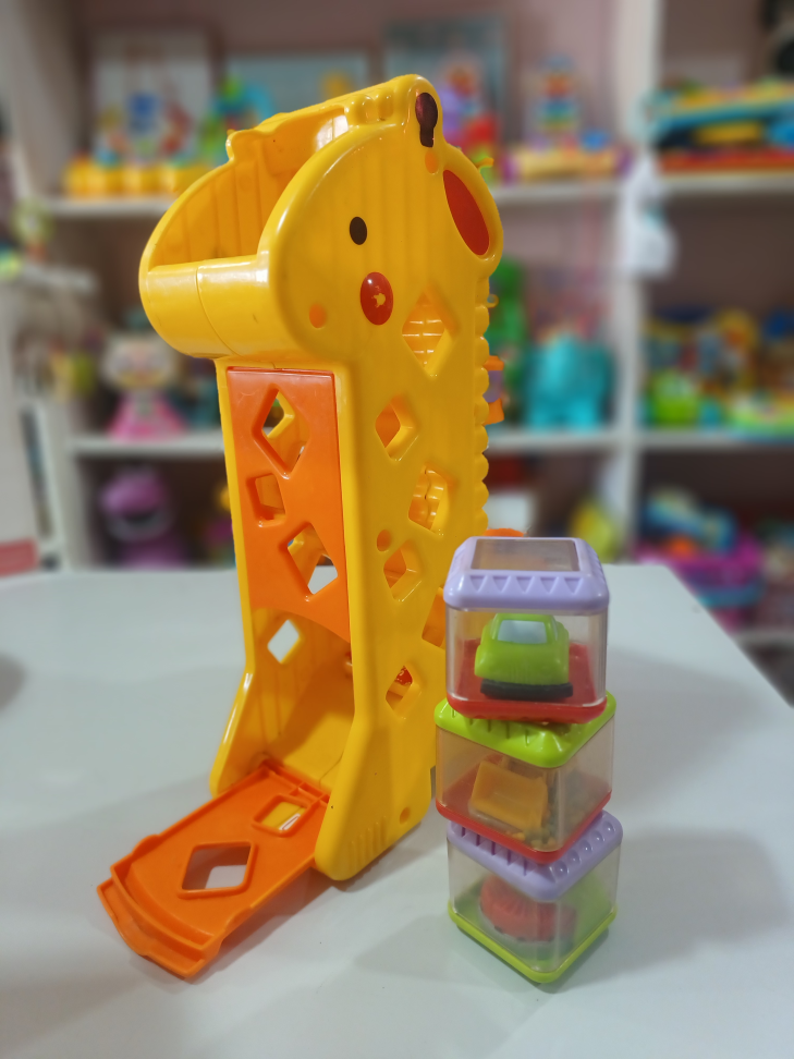 Girafa de blocos Fisher-Price