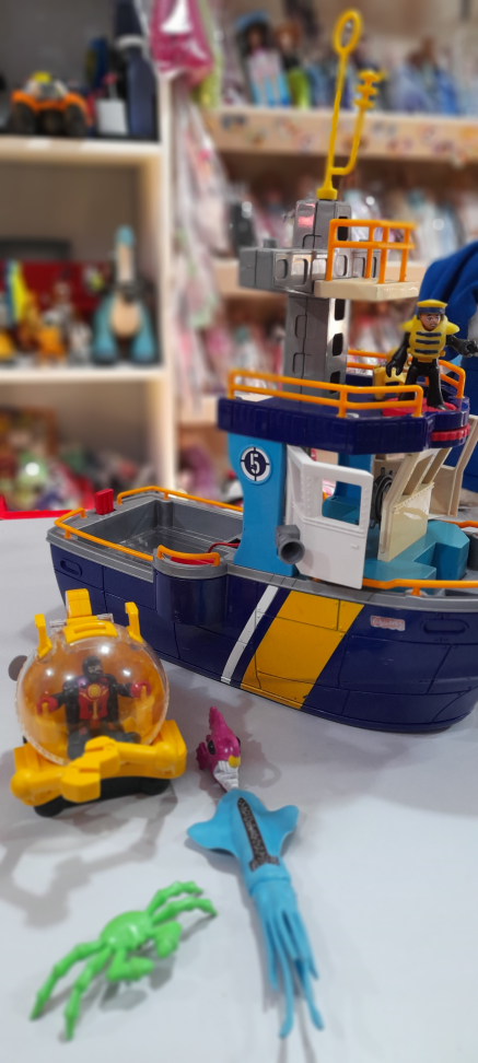 Navio aventura no mar Imaginext