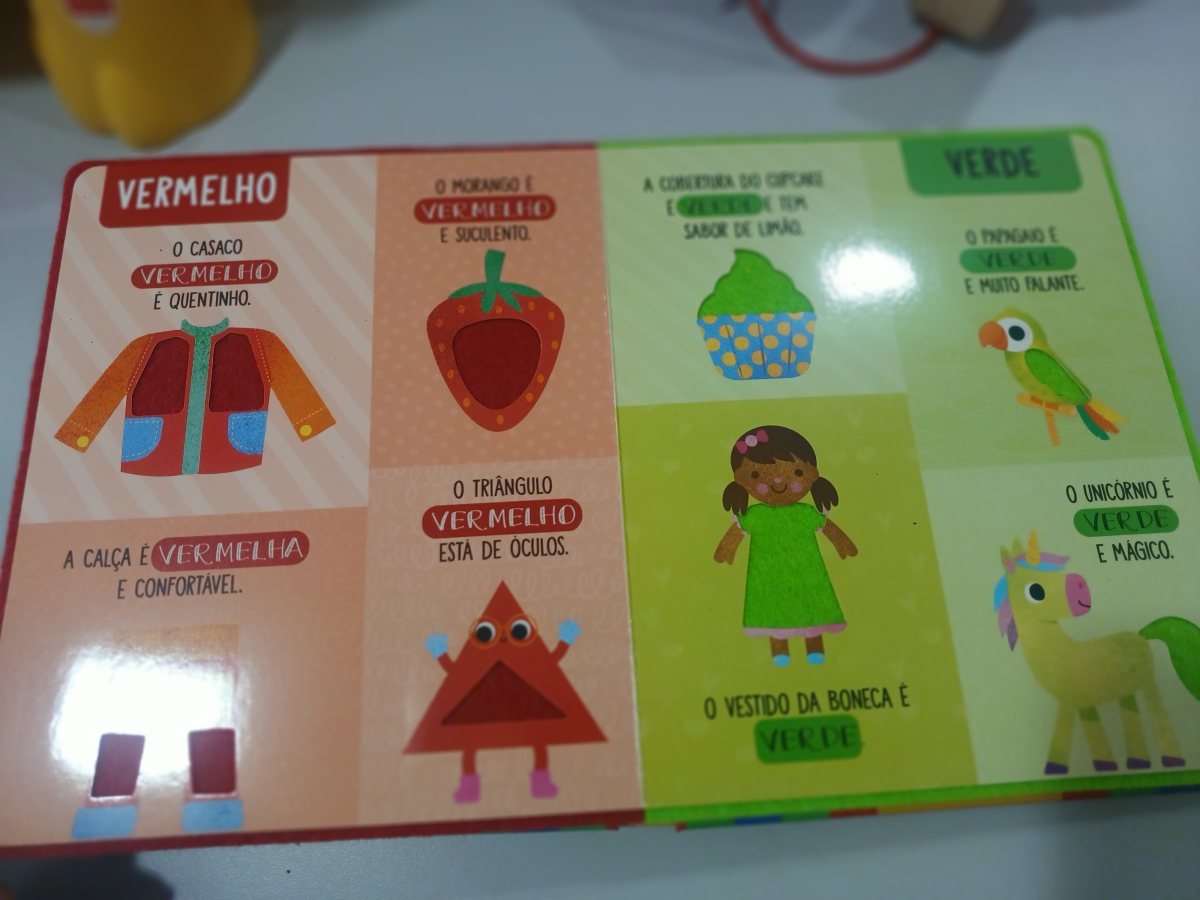Livro cores e formas com textura - #4