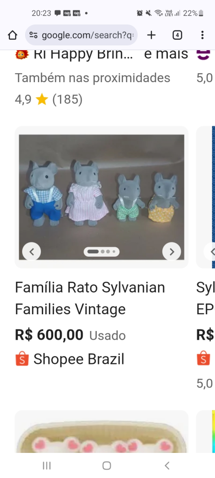 Ratinha Sylvanian Families Vintage - #4