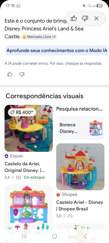 Castelo Princess Ariel Disney - #6