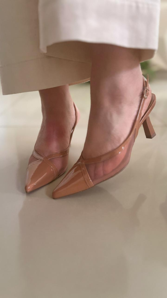 Chanel alto nude tela R$276,00 - #2