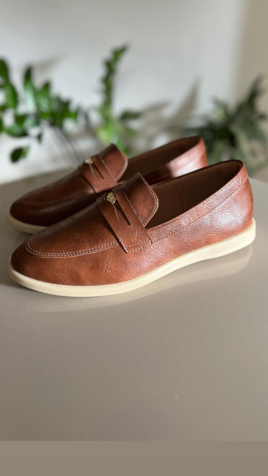 Mocassim caramelo recorte R$276,00 - #4