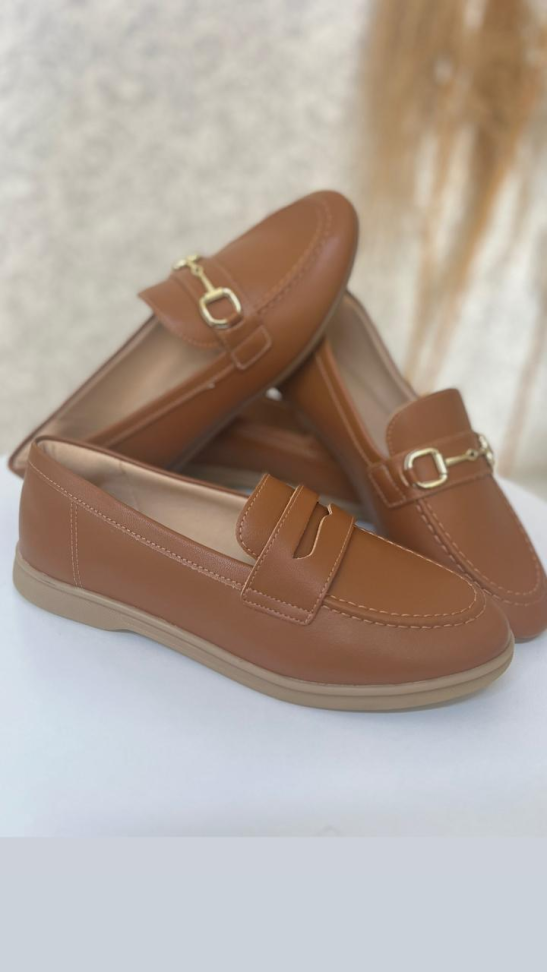 Mocassim caramelo R$176,00 - #2