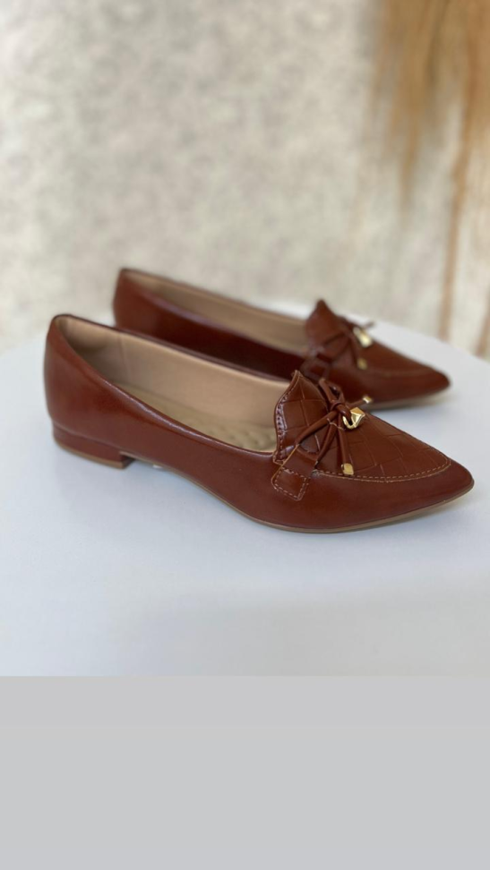 Sapatilha bico fico laço cadeado R$132,00 - #5